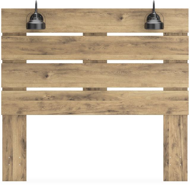 Signature Design by Ashley® Larstin Brown Queen Panel Bed-2