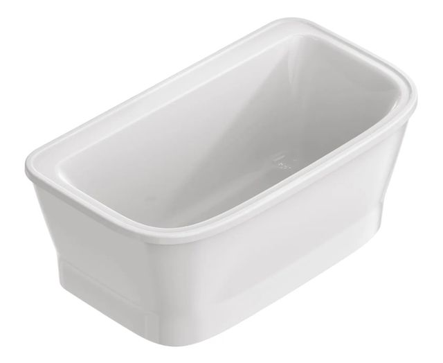 American Standard Aspirations™ White 60" x 34" Freestanding Bathtub With White Drain and Overflow-0