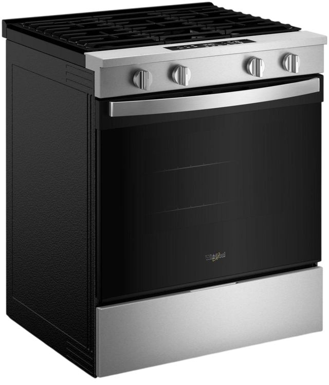 Whirlpool® 30'' Stainless Steel Smart Slide-In Gas Range with No Preheat Mode and Slow Cook-3