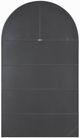 Renwil® Farida Matte Black Full-Length Mirror-5