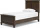 Signature Design by Ashley® Danabrin Brown Twin Panel Bed-2