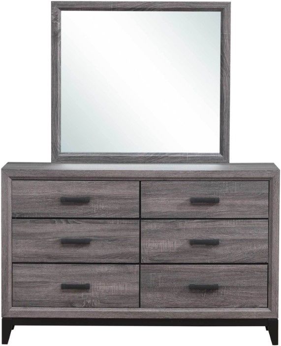 Global Furniture USA Kate Foil Gray Dresser-2