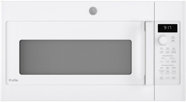 GE Profile™ 1.7 Cu. Ft. White Over The Range Microwave-0