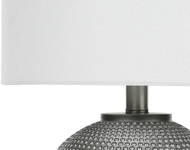 Monarch Specialties Inc. 19"H Grey Resin Table Lamp-1