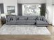 Homelegance® Traverse 4-Piece Gray Modular Sectional with Reversible Chaise-1