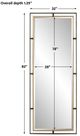 Uttermost® Carrizo Bronze/Gold Tall Mirror-1