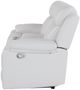 Global Furniture USA U6026 Blanch White Console Manual Reclining Loveseat with LED and Speaker-2
