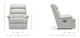 La-Z-Boy® Astor Chestnut Power Wall Recliner with Headrest-5