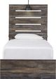 Signature Design by Ashley® Drystan Brown Youth Twin 2-Drawer Storage Panel Bed-2