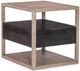 Legacy Classic Halifax Java End Table with Flax Base-0