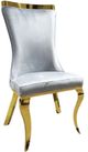 Furniture of America® Basilicata 2-Piece Gold/Gray Dining Chair Set-0
