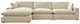 Benchcraft® Elyza 3-Piece Linen Left-Arm Facing Sectional and Chaise-0