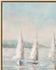 Bassett Mirror Sailing Day Blue/White Framed Canvas-2