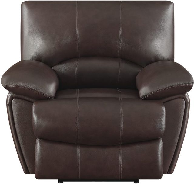 Coaster® Clifford Chocolate Recliner-0