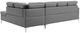 Homelegance® Barrington 2-Piece Gray Right-Arm Facing Sectional and Chaise-3