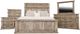 Vintage Furniture Gabriella King Carved Panel Bed-1