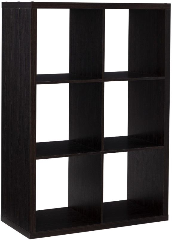 Linon Cody Espresso 6-Cube Storage Cabinet -0