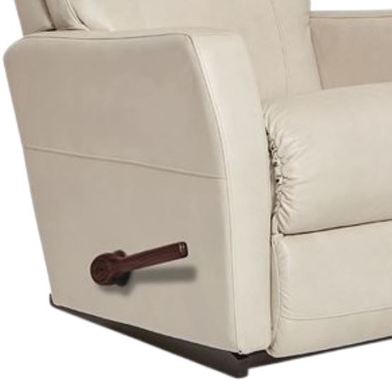 La-Z-Boy® Lennon Ice Leather Manual Rocking Recliner-1