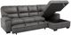 Mazin Furniture Michigan 2-Piece Dark Gray Right-Arm Facing Pullout Sleeper Sectional and Chaise-1