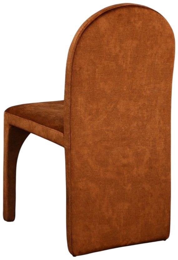 Meridian Furniture Summer Cognac Velvet Dining Side Chair-3