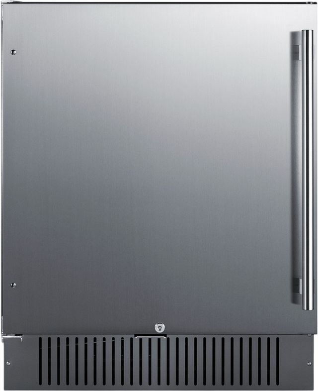Summit® 27" 4.9 Cu. Ft. Stainless Steel Under The Counter Refrigerator -0