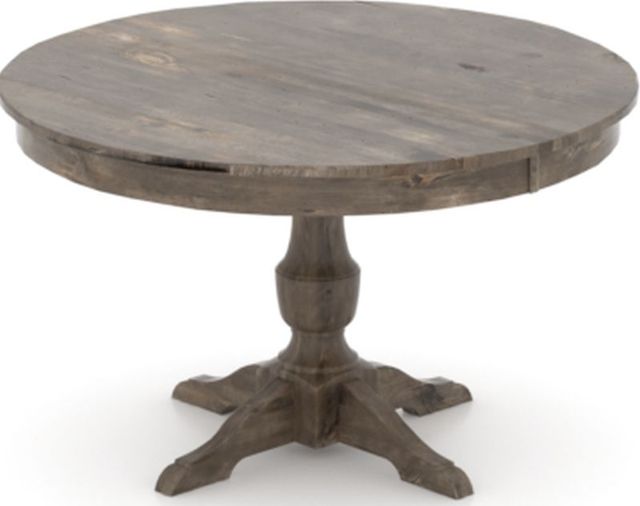 Canadel Customizable Champlain Shadow Washed Round XP Base Dining Table-1