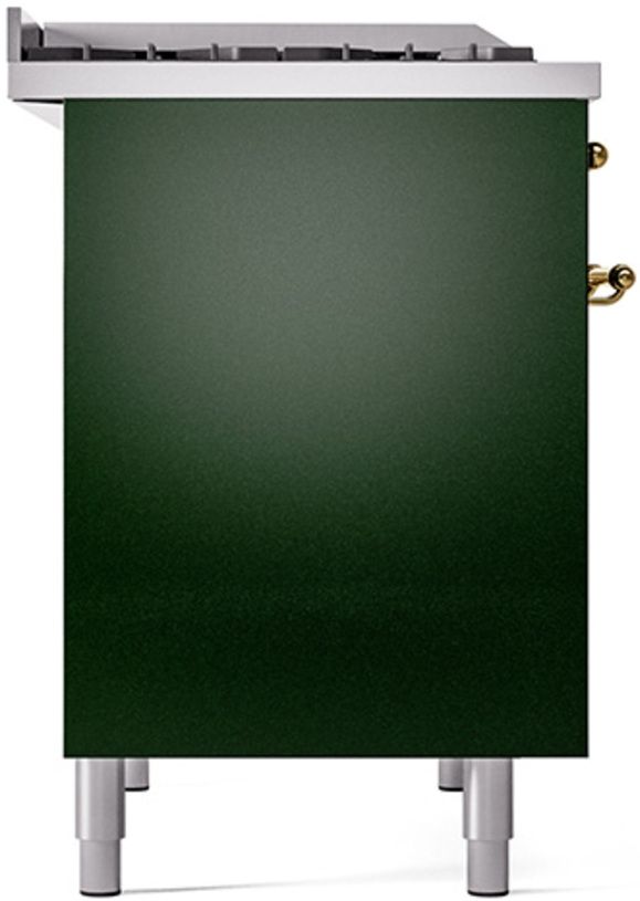 Ilve® Nostalgie II Series 40" Emerald Green Pro Style Dual Fuel Range-3