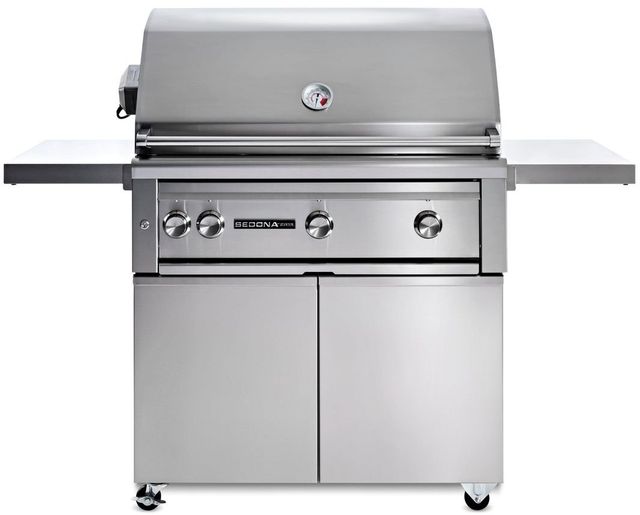 LYNX® Sedona 3-Burner Stainless Steel Freestanding Natural Gas Grill with Rotisserie-0