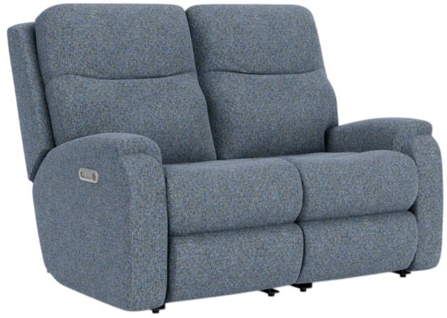 Flexsteel® Customizable Penn Power Reclining Loveseat with Power Headrests and Lumbar-0