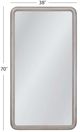 Bassett Mirror Berylon Silver Floor Mirror-4