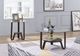 ACME Furniture Darby Glass Top End Table with Dark Walnut Base-5