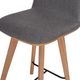 Moe's Home Collection Napoli Grey Counter Stool-3