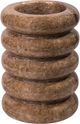 TOV Furniture Marble Brown Layered Decorative Vase-0