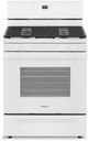 Whirlpool® 30" White Freestanding Gas Range-0
