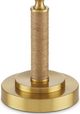 Currey & Company Ippolito Antique Brass/Natural Console Lamp-2