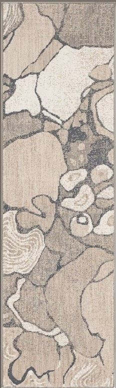 Karastan® Rendition Crescendo Oyster 2’x8' Runner Rug