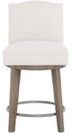 Fairfield® Customizable Entree Dining Camel Short Back Swivel Counter Stool-1
