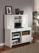 Parker House® Boca Cottage White Credenza with Hutch-1