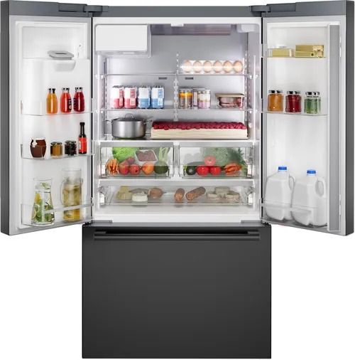 Bosch® 500 Series 36" 21.6 Cu. Ft. Black Stainless Steel Counter Depth French Door Refrigerator-1
