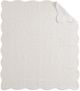 Olliix by Madison Park White Tuscany Oversized Quilted Throw with Scalloped Edges-0