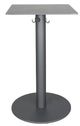 CabanaCoast® Customizable Origin Sol Sintered 24'' Outdoor Square Pedestal Bar Table-0