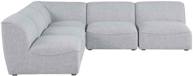 Meridian Furniture Miramar 5-Piece Grey Modular Sectional Set-1