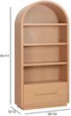 TOV Furniture Marlow Natural Bookcase with File Drawer-2