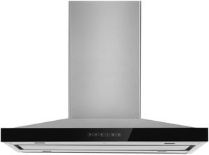 Front view of the JennAir® 36" Stainless Steel Island Ventilation