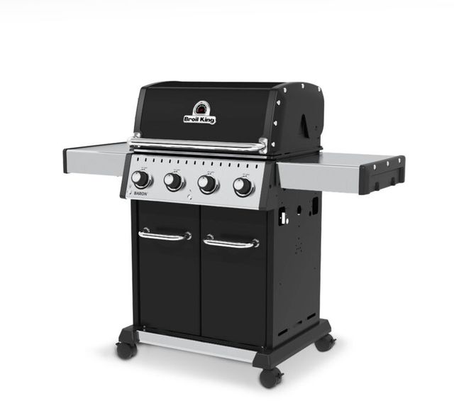 Broil King® Baron™ 420 PRO 1-Burner Black Freestanding Liquid Propane Grill-2