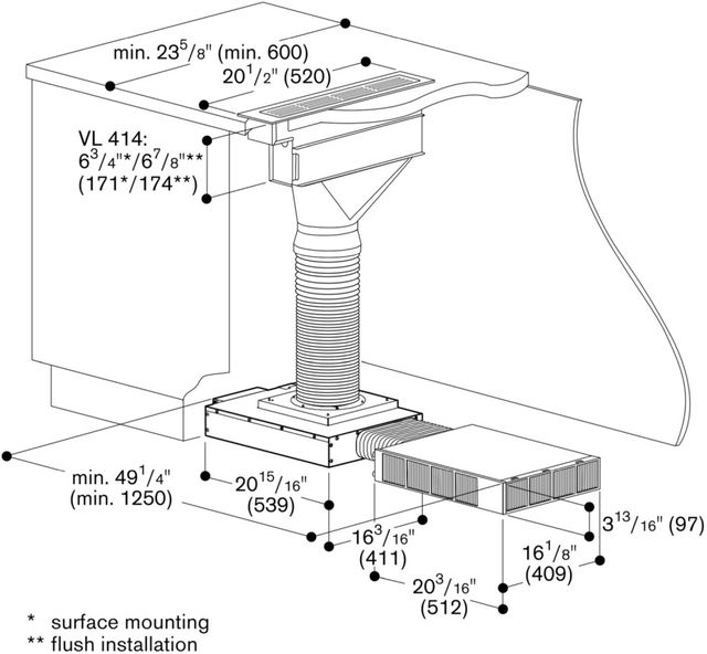 Gaggenau Recirculating Kit For Use With AR 413 722 Blower-2