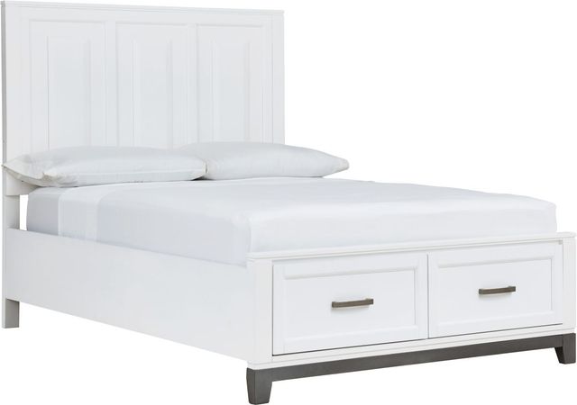 Benchcraft® Brynburg 3-Piece White King Storage Panel Bed Set-1