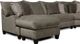 England Furniture Customizable Del Mar Catalina Sofa with Floating Ottoman Chaise-1