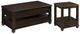 Elements International Wagner 2-Piece Cherry Occasional Table Set-0