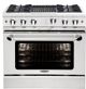 Capital Culinarian 36" Stainless Steel Pro Style Gas Range-0